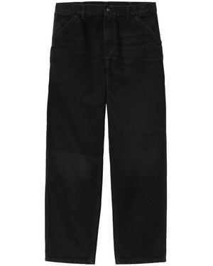 Carhartt Organic Cotton Wide-Leg Jeans - Black