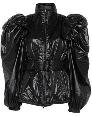 Saint Laurent Puff-Sleeves Jacket - Black