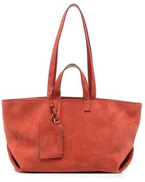 A.P.C. A. P.C. Drummer Suede Tote Bag - Orange