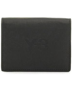 Y-3 Leather Wallet - Black