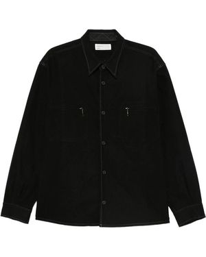 Chimala Point-Collar Shirt - Black