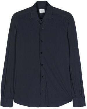 Mazzarelli Long-Sleeve Shirt - Blue