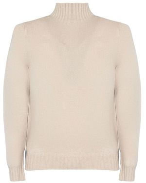 Fedeli Cashmere-Blend Sweater - Natural