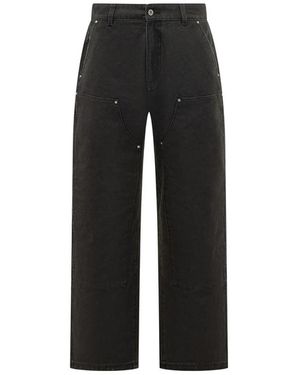Represent Heaton Workwear Regular-Fit Trousers - Black