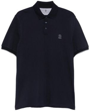 Brunello Cucinelli Polo Shirts - Blue