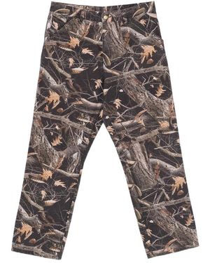 Carhartt Tree-Print Trousers - Grey