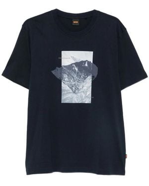 BOSS Crew-Neck Short-Sleeve T-Shirt - Black