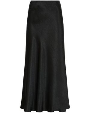 Maison Margiela Bias-Cut Midi Skirt - Black