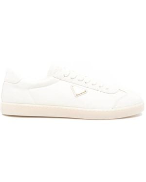Prada Triangle-Logo Trainers - White