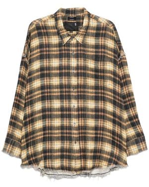 R13 Frayed-Hem Shirt - Natural