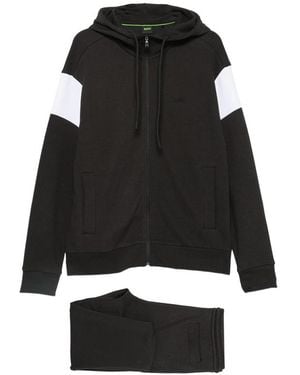 BOSS Colour-Block Tracksuit - Black