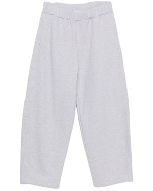 Woc Salinas Elasticated Wide-Leg Track Trousers - White