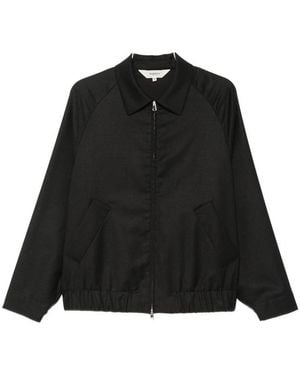 Barena Zip-Up Raglan-Sleeve Jacket - Black