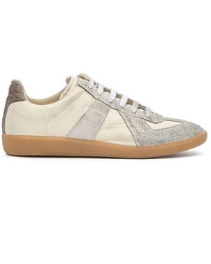 Maison Margiela Replica Panelled Trainers - Natural