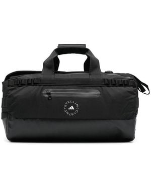 adidas By Stella McCartney X Stella Mccartney 24/7 Logo-Print Bag - Black