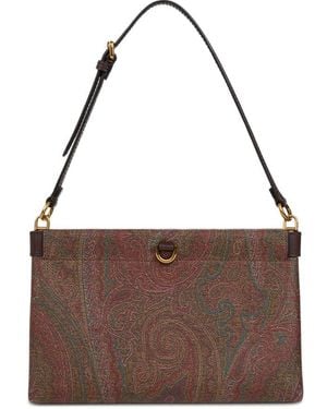 Etro Mini Arnica Clutch Talk - Brown