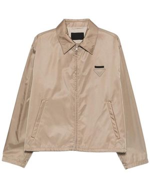 Prada Neutrals Jackets - Natural