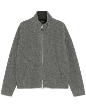 Dondup Zip-Up High-Neck Jacket - Gray