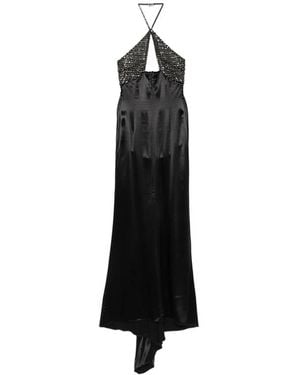 The Attico Sleeveless Maxi Dress - Black