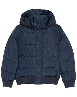 Zadig & Voltaire Kellis Quilted Hooded Jacket - Blue