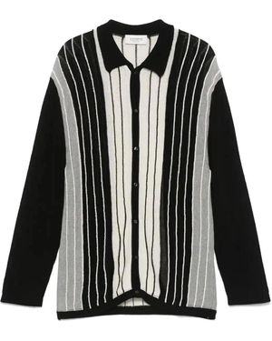 Laneus Fine-Knit Shirt - Black