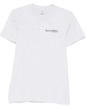 Sporty & Rich Run Club T-Shirt - White