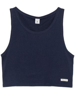 Sporty & Rich Tank Top Scoop Neck Dark - Blue