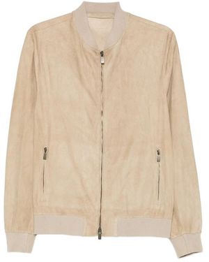 SANTORO Zip Pocket Jacket - Natural