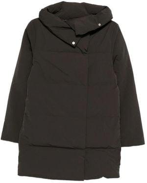 Paloma Wool Hooded Button Coat - Black