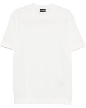 Emporio Armani Crew-Neck Cotton T-Shirt - White