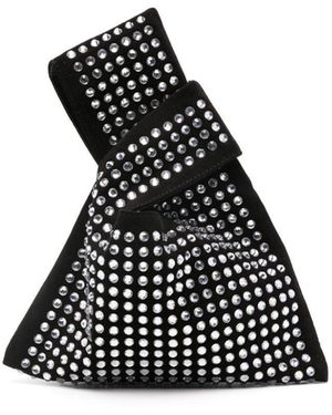 GIUSEPPE DI MORABITO Crystal-Embellished Mini Bag - Black