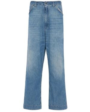 Maison Margiela Patchwork Trousers - Blue