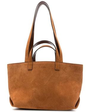 A.P.C. Tote Bags - Brown