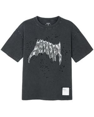 Satisfy Mothtech Logo-Print T-Shirt - Black