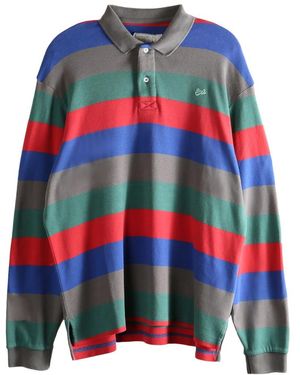 ERL Striped Polo Shirt - Blue