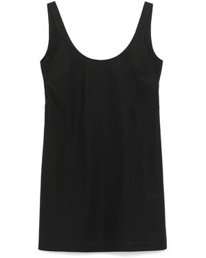 Riviera Cotton Mini Dress - Black