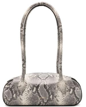 Yuzefi Mini Oyster Shoulder Bag - Grey