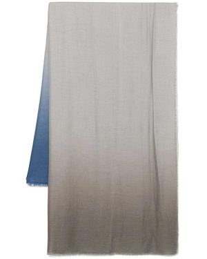 D'Aniello Ombre-Effect Scarf - Grey