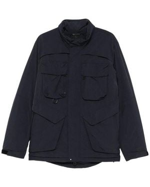 JG1 Multi-Pocket High-Neck Jacket - Blue
