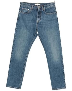 Umit Benan Kevin Faded Straight-Leg Jeans - Blue