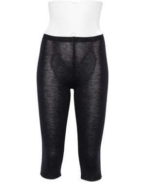 Paloma Wool Fine-Knit Cropped Shorts - Black