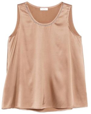 Panicale Embellished Top - Natural