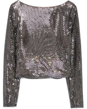 Self-Portrait Tops - Grey