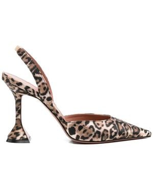 AMINA MUADDI Slingback Heels Holli Sling 95 - Metallic