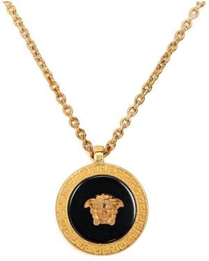 Versace Medusa Pendant Necklace - Metallic