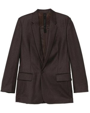 Petar Petrov Single-Breasted Blazer - Black