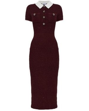 Self-Portrait Collared Dress