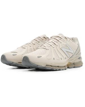New Balance Abzorb 1890 Panelled Low-Top Trainers - White