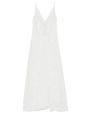 SIR. Klara Cut-Out Midi Dress - White
