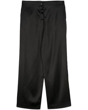 BOTTER Stretch-Design Satin Pants - Black